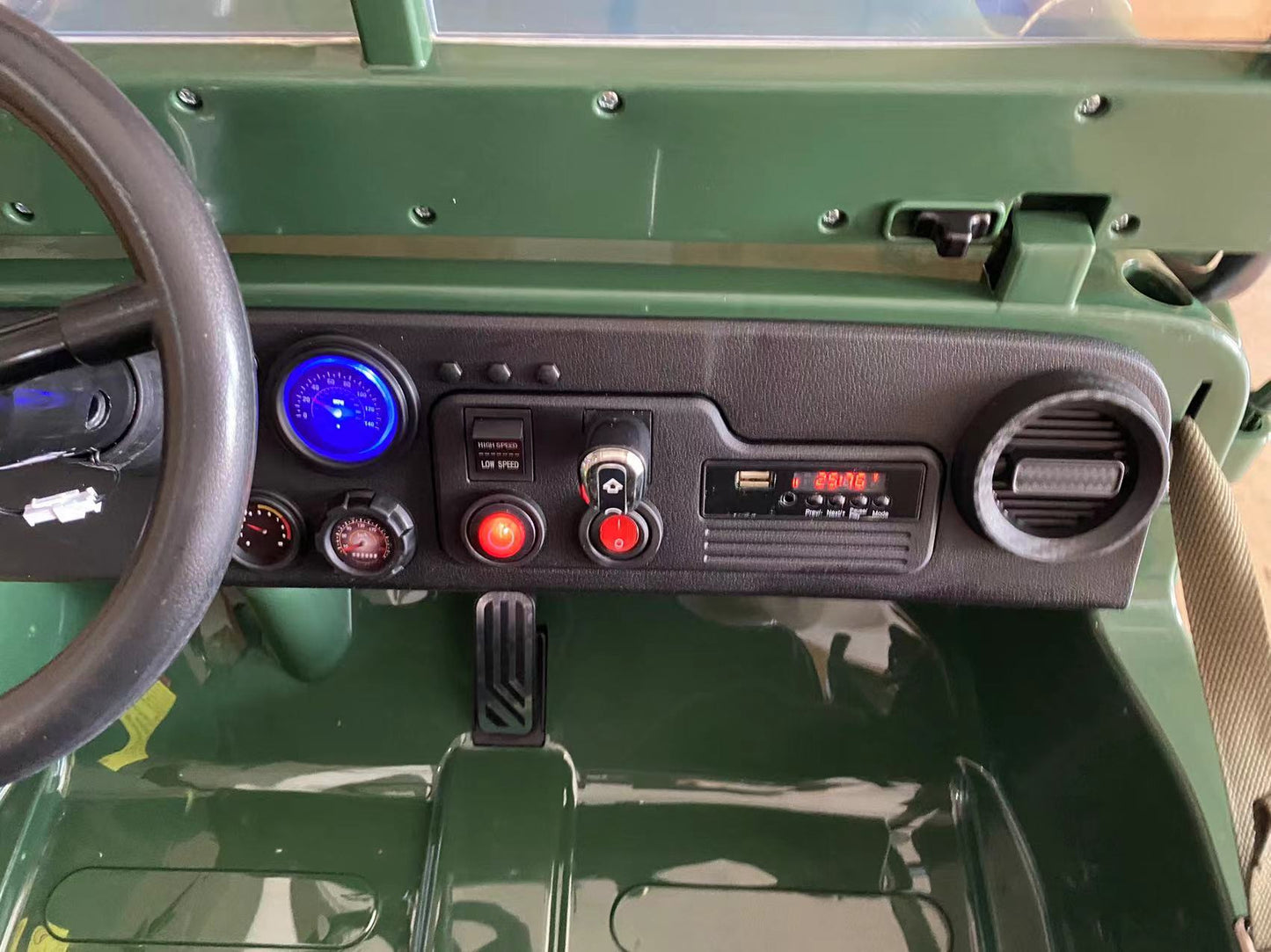 Military Willy Jeep Electric Ride-On