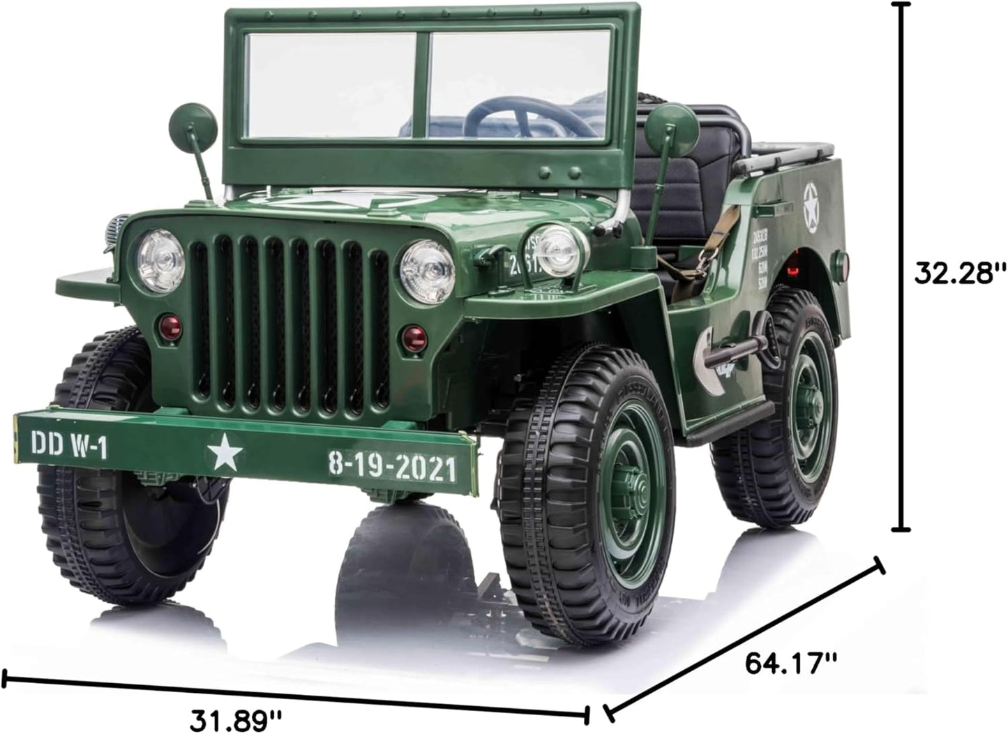 Military Willy Jeep Electric Ride-On